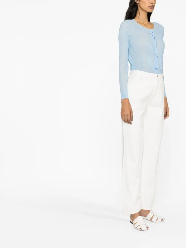 デニム・ジーパン TOTEME WIDE-LEG JEANS IN ORGANIC COTTON TOTEME High-rise wide-leg organic jeans | NET-A-PORTER