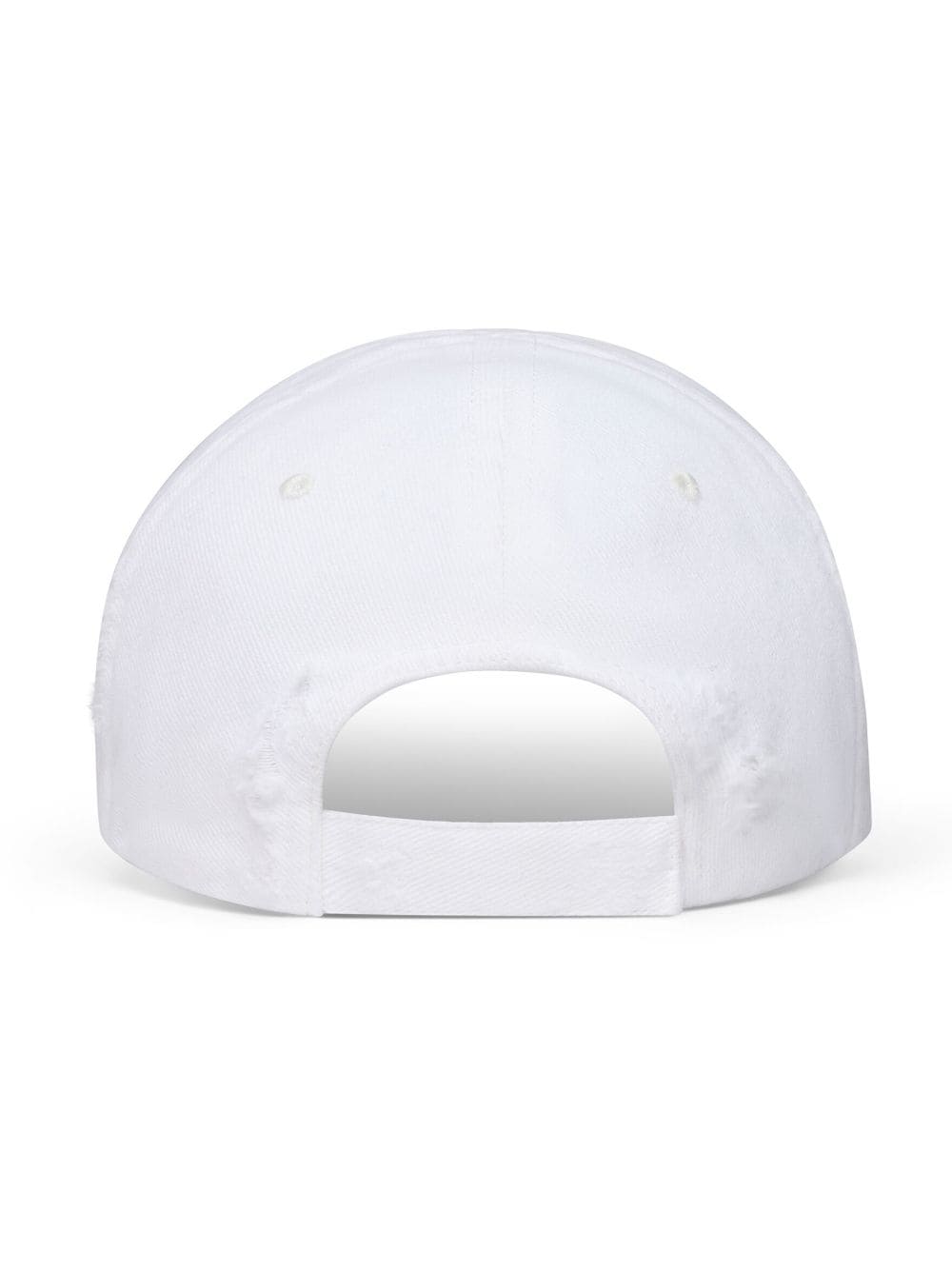 Shop Balenciaga Embroidered-logo Six-panel Cap In White