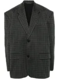 Balenciaga houndstooth blazer - Grey