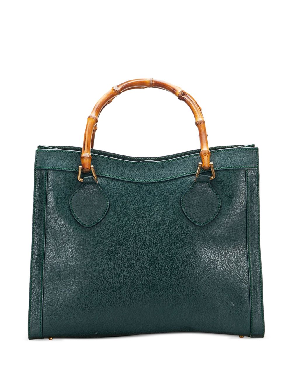 Gucci Pre-Owned Diana Bamboo leren shopper - Groen