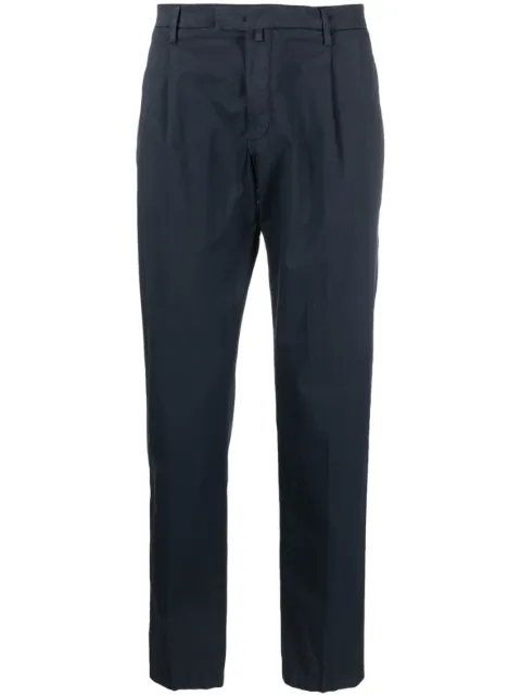 low-rise stretch-cotton chinos