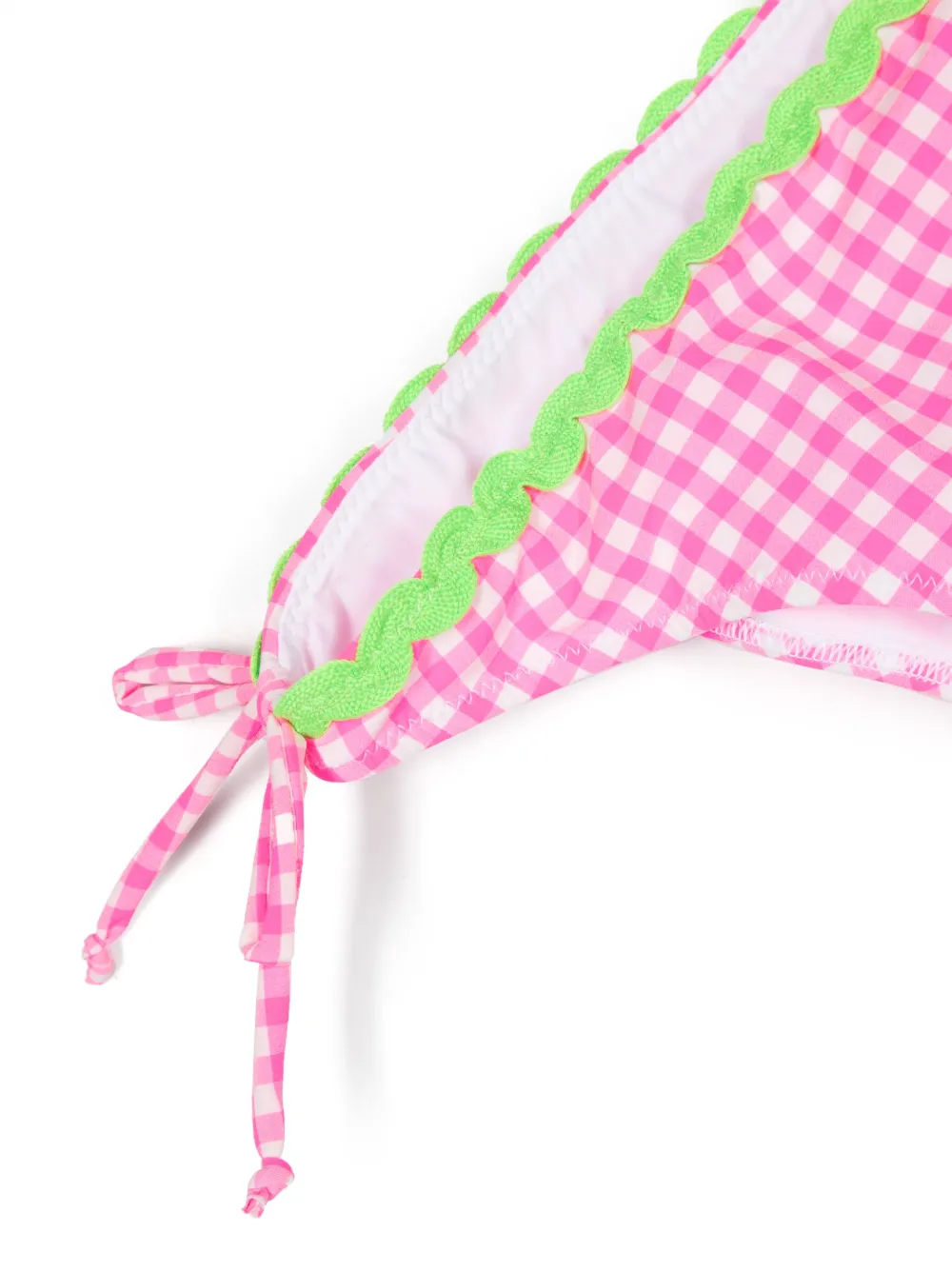 MC2 Saint Barth Kids Geruite bikini - Roze