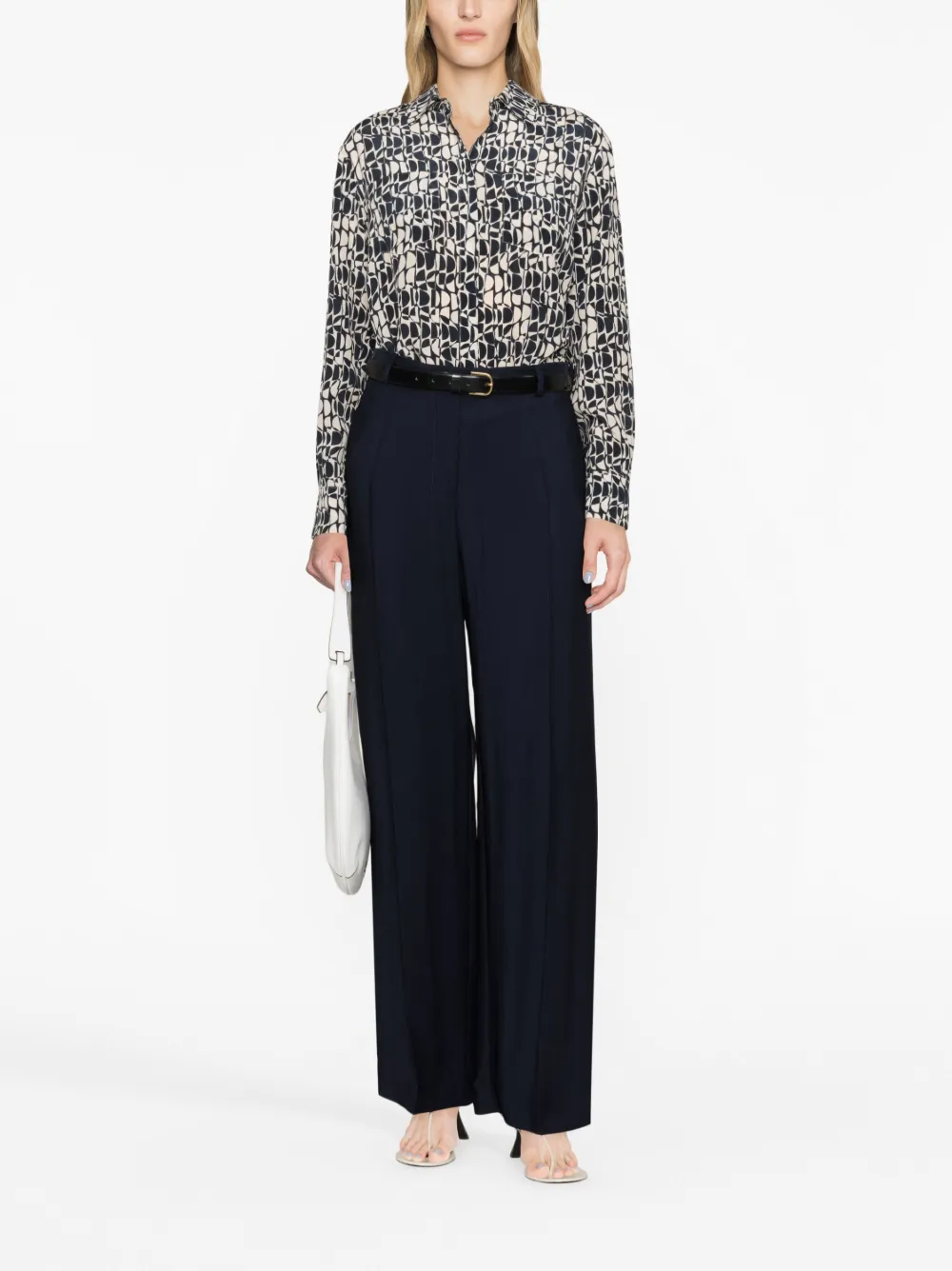 'S Max Mara Blouse met print - Blauw