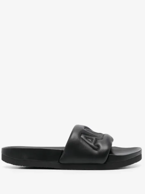 AMBUSH logo quilted slides
