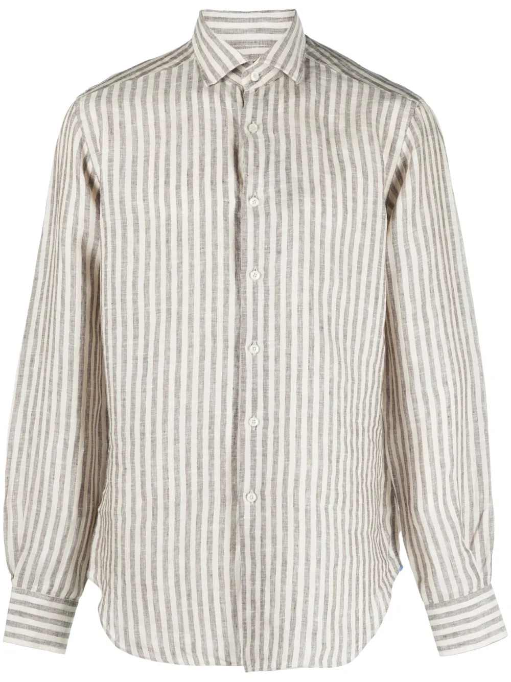 Dell'oglio long-sleeve striped linen shirt