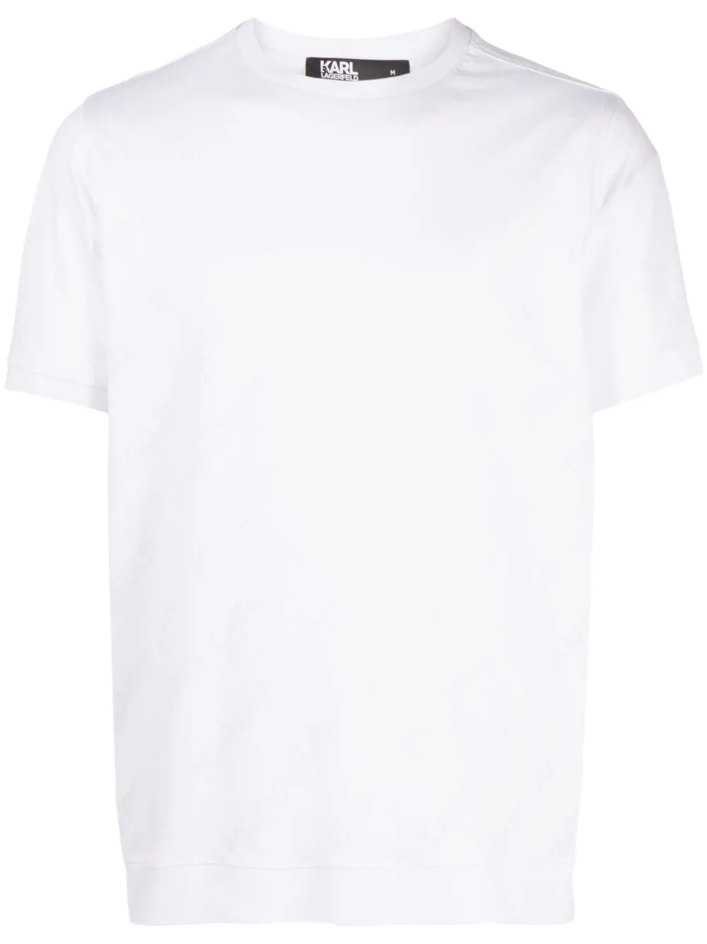 Karl Lagerfeld Logo-print Cotton T-shirt In White