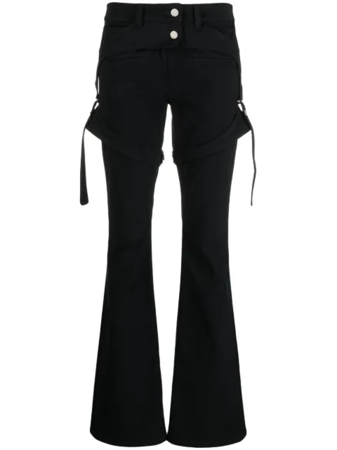 Courrèges straight-leg cotton trousers 