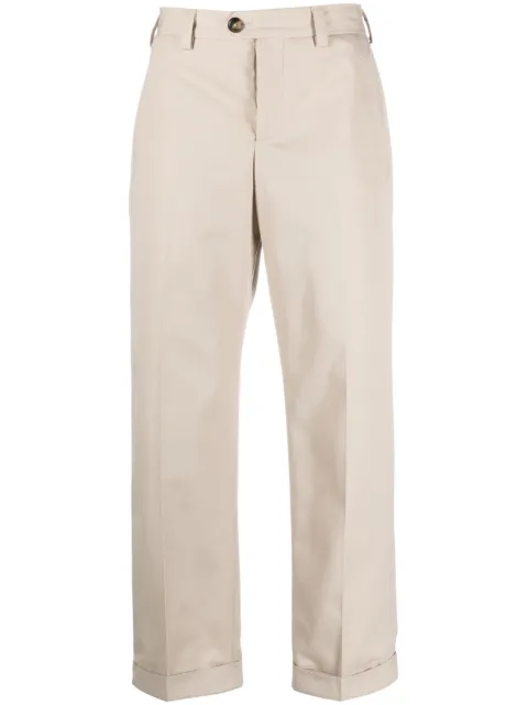 PT Torino pressed-crease straight-leg trousers