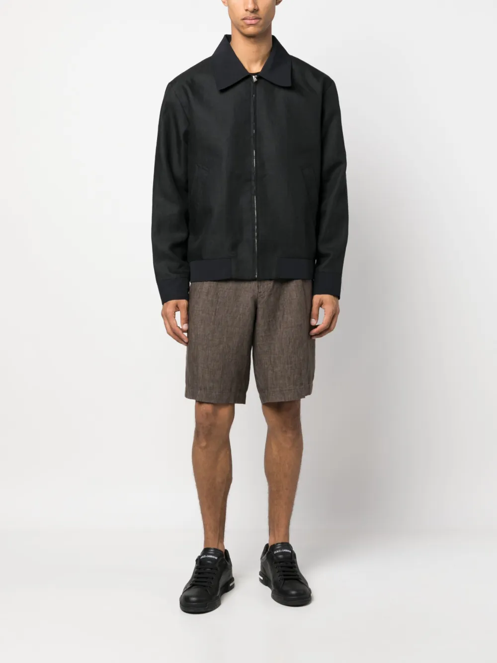 Mfpen Mail zip-up Shirt Jacket - Farfetch