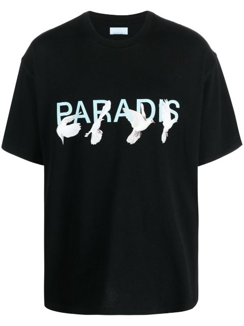 3PARADIS Paradis logo-print cotton T-shirt