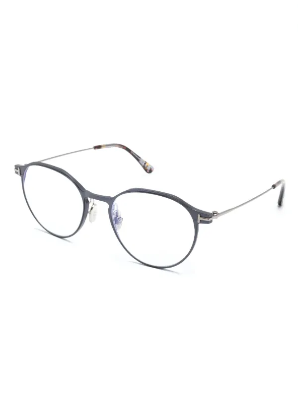 Tom ford clear shop round optical frame