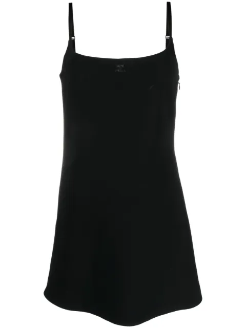 Courrèges sleeveless square-neck minidress