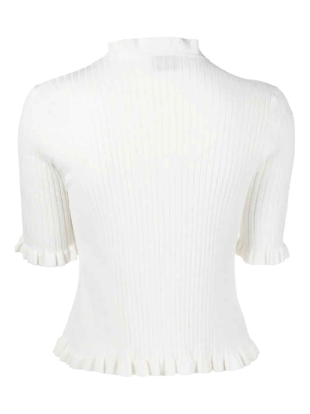 Snobby Sheep Ribgebreid vest - Wit