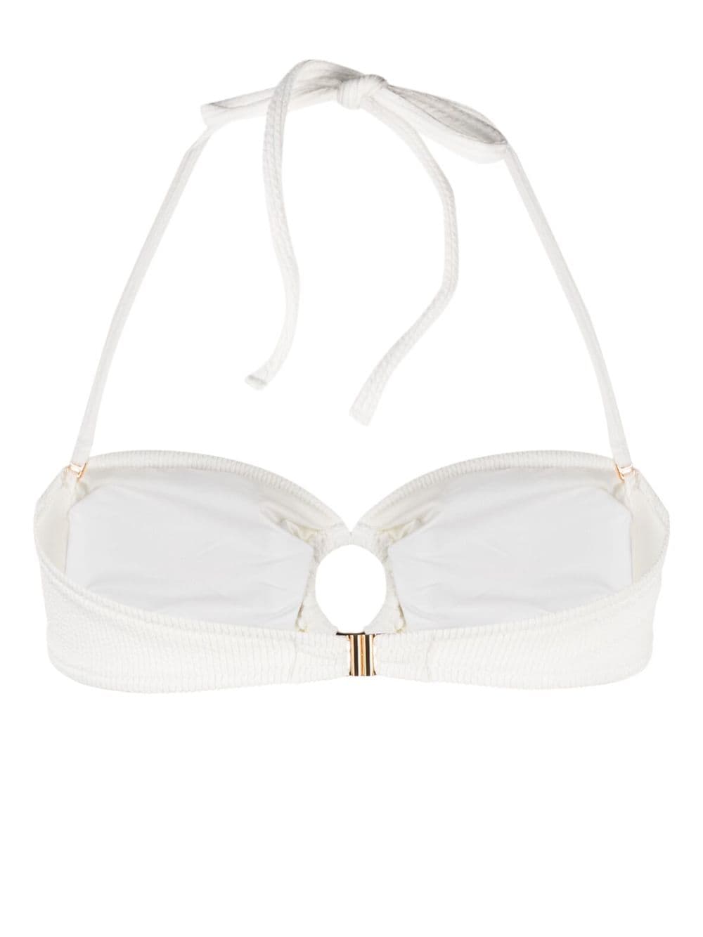 Melissa Odabash Tortola shirred bikini top - Wit