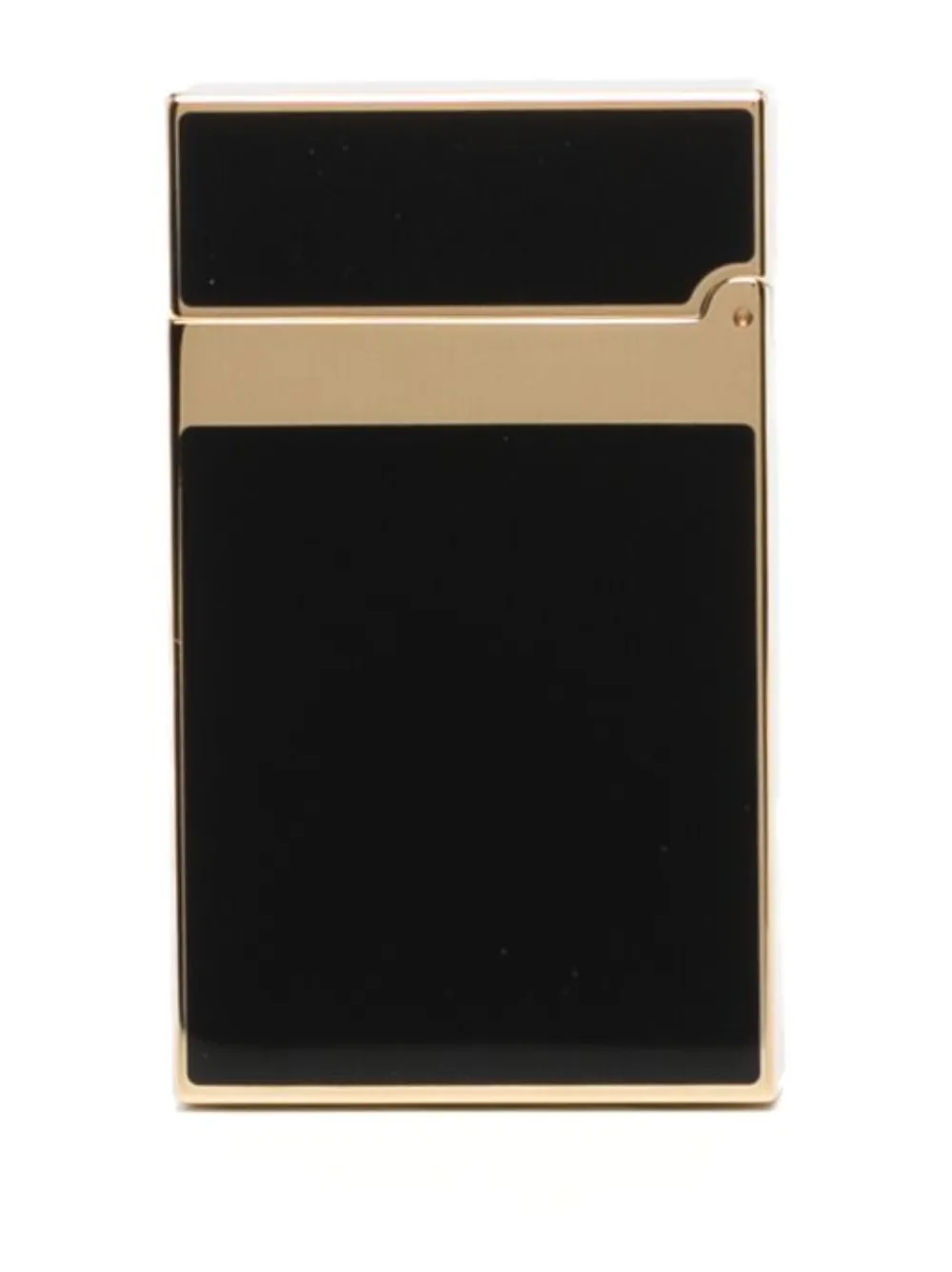 Shop St Dupont Ligne 2 Engraved-logo Lighter In Black