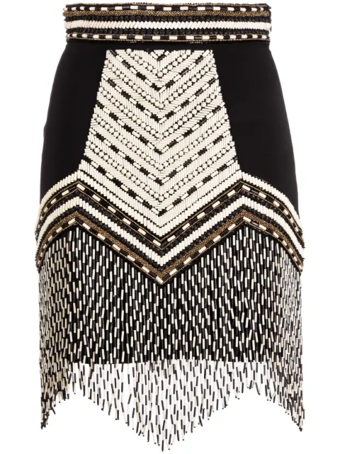 Elisabetta Franchi bead-embellished miniskirt