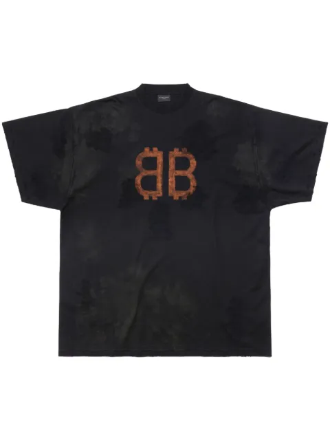 Balenciaga Crypto logo-print T-shirt