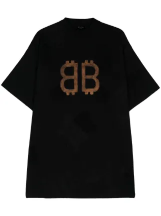 Balenciaga Crypto T shirt Black FARFETCH BN