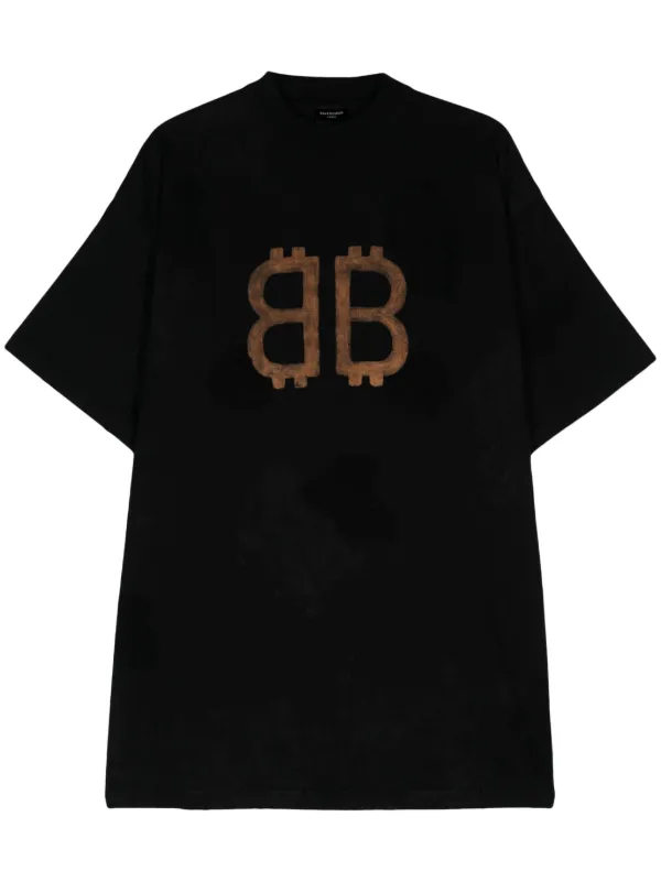 Balenciaga t shirt black hotsell