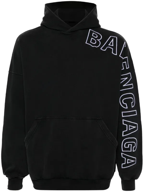 Balenciaga hoodie small logo new arrivals