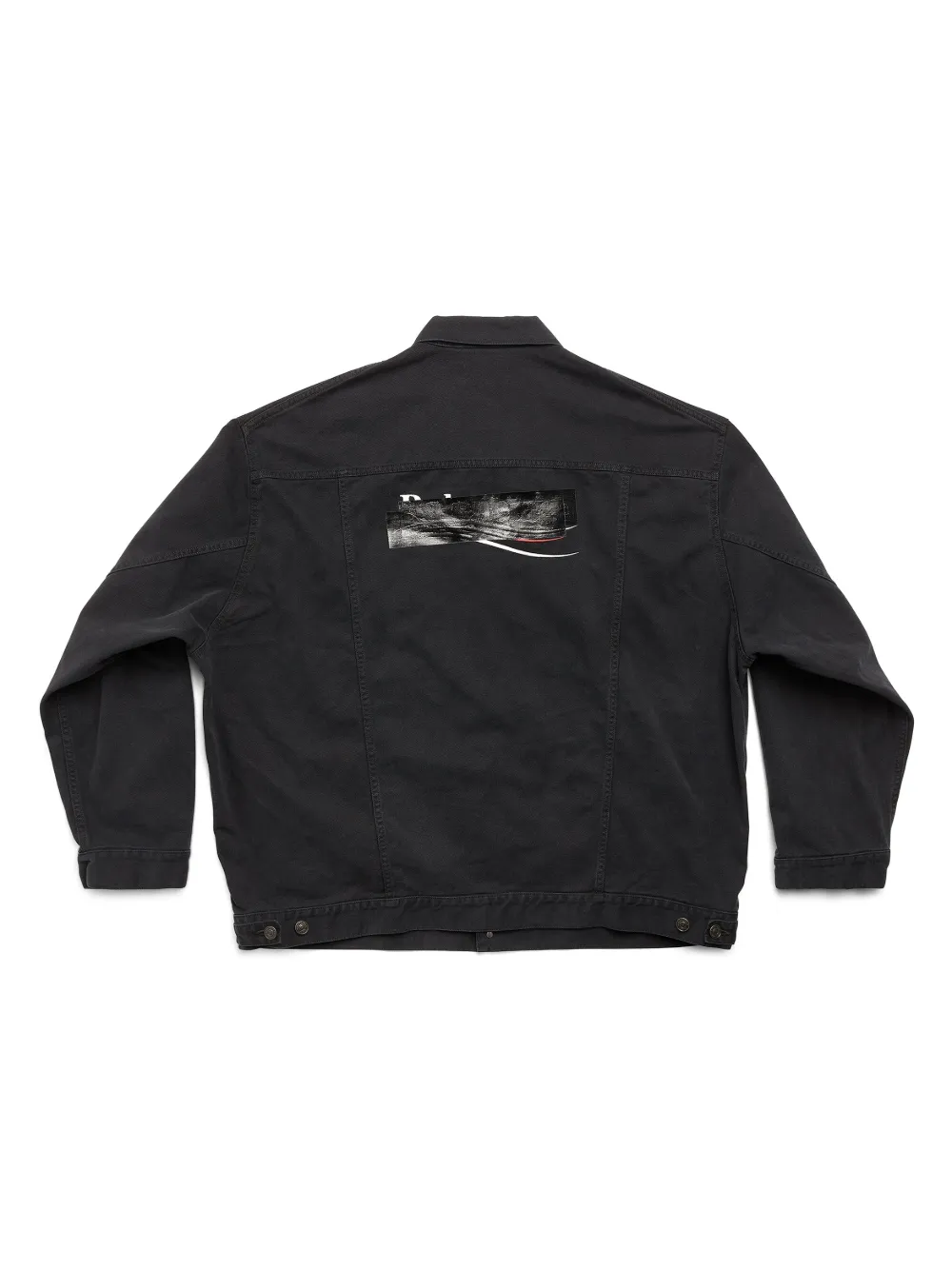 Balenciaga Denim jack - Zwart