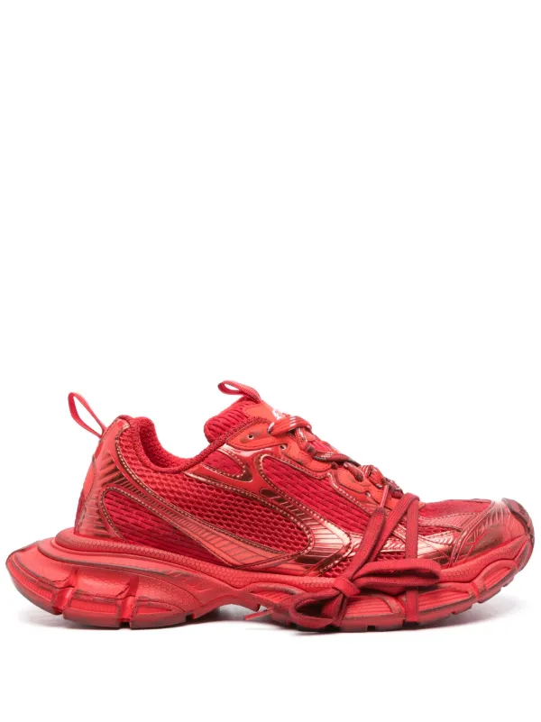 Balenciaga Baskets 3XL Rouge FARFETCH FR