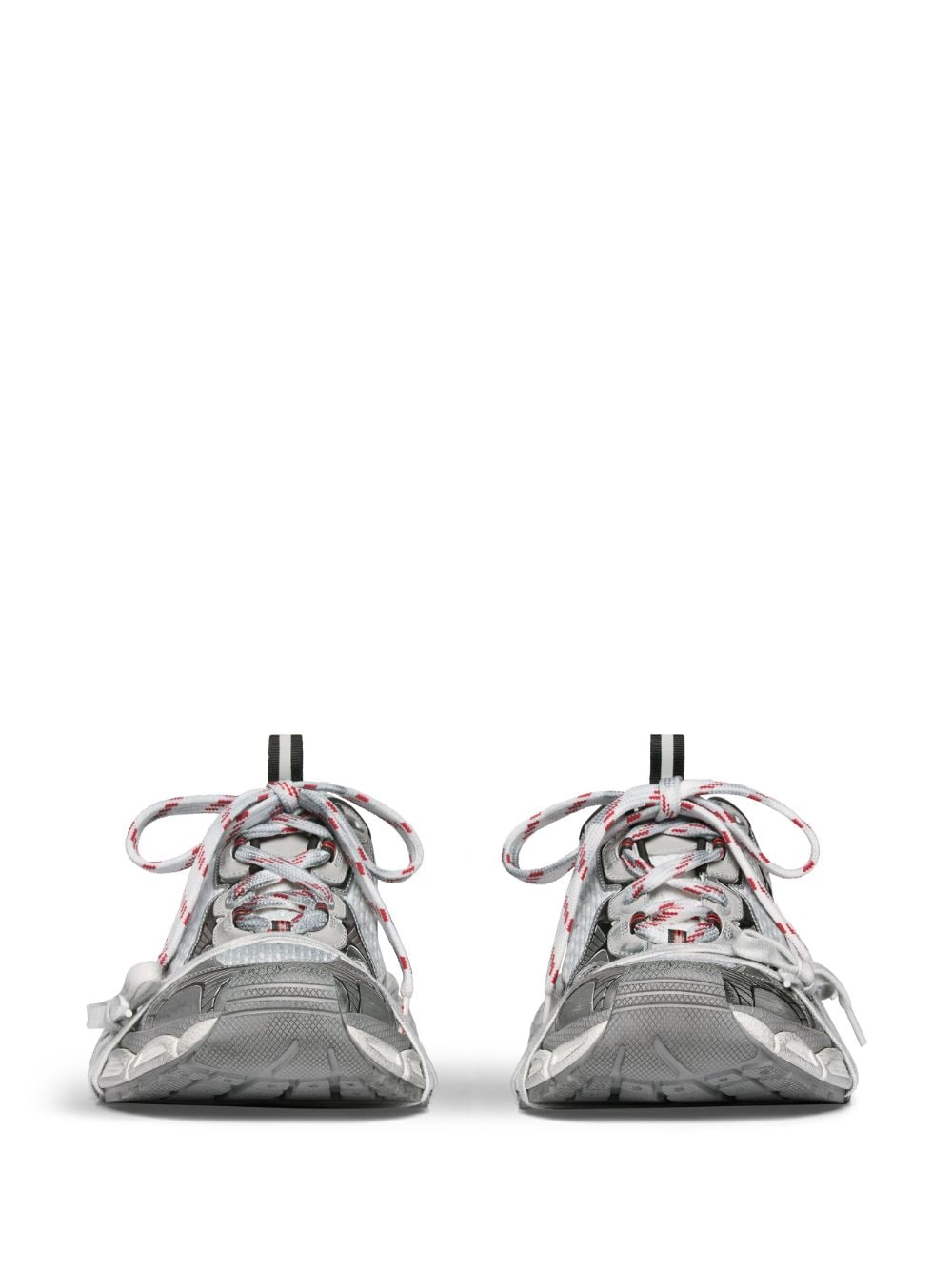 Shop Balenciaga 3xl Panelled Mule Sneakers In Grey