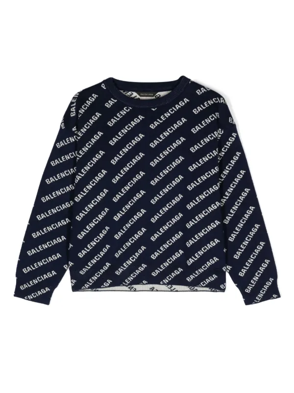 Balenciaga jumper logo hot sale