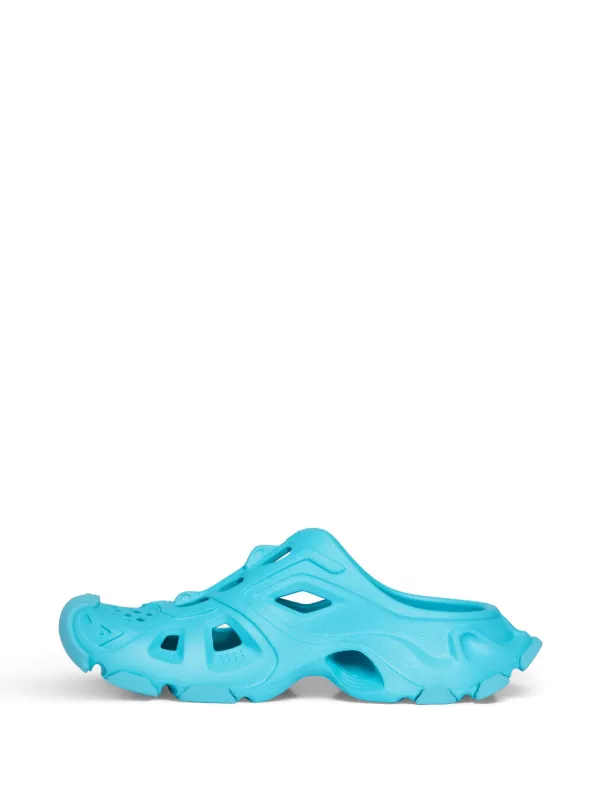 【BALENCIAGA】23-24AW HD ミュール Balenciaga HD cut-out Mules | Blue | FARFETCH JO