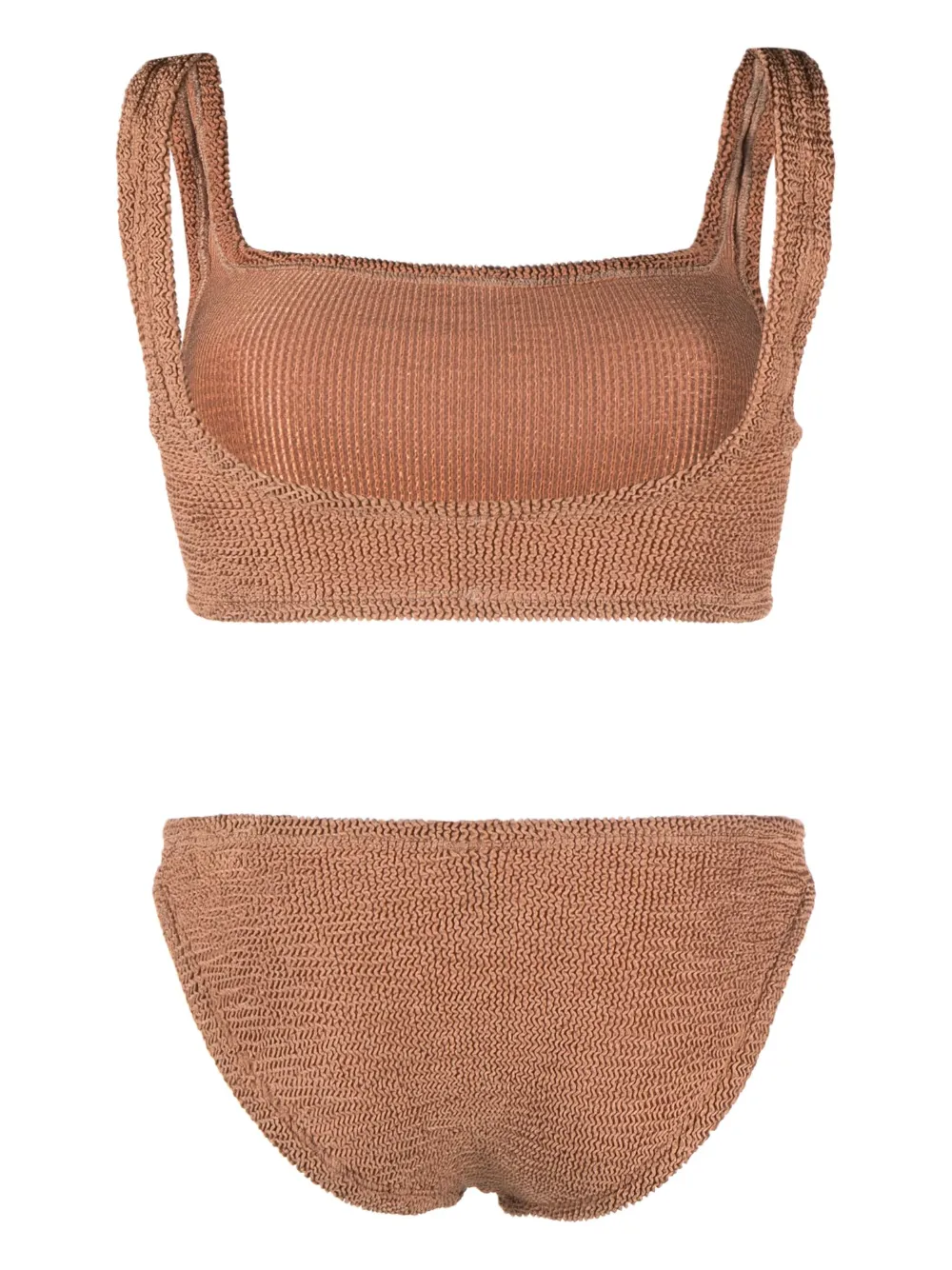 Hunza G XANDRA METALLIC COCOA - Bruin