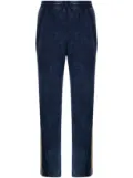 FOO AND FOO cotton track pants - Blue