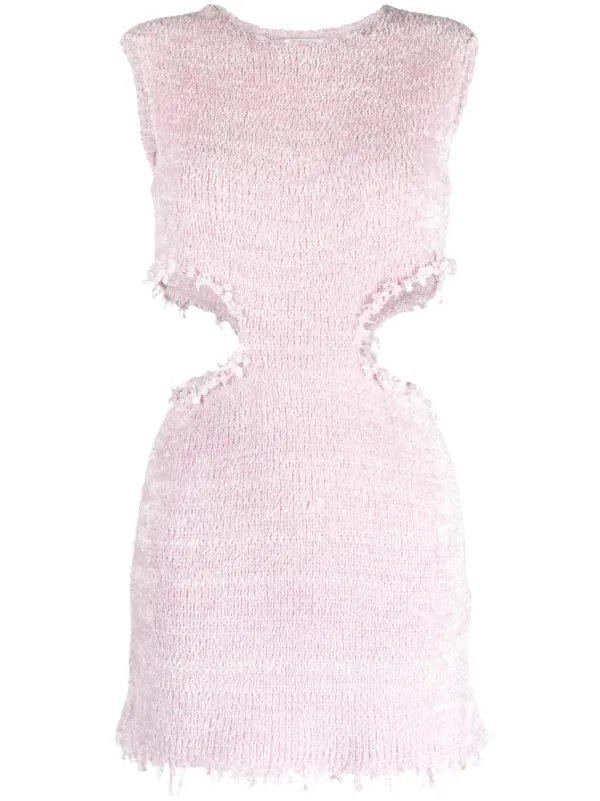 ワンピース JIL SANDER Purple Blend Sweater Dress Jil Sander Loop lace-detail Knit Dress | Purple | FARFETCH