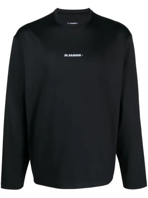 Jil Sander logo-print long-sleeve T-shirt