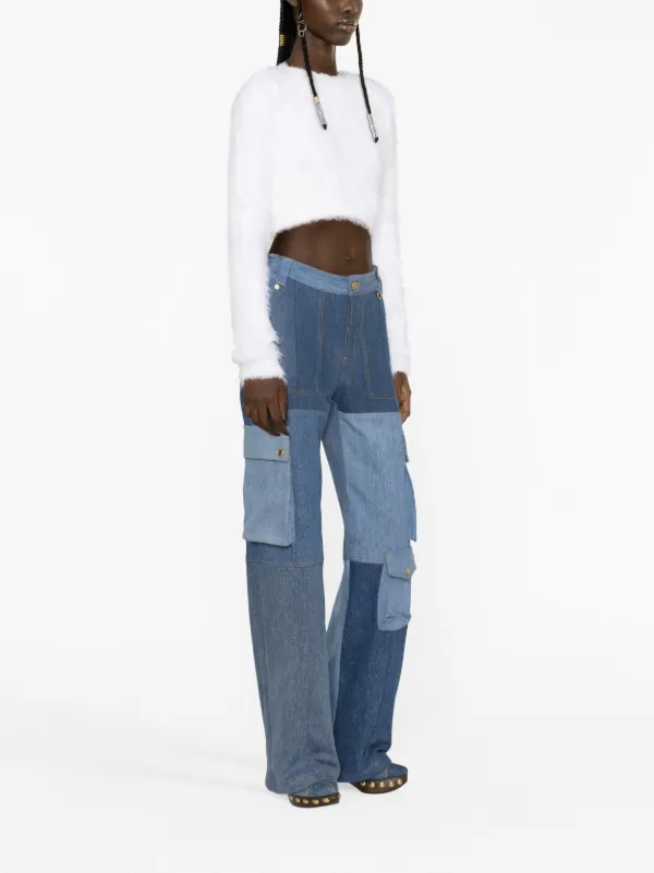 AMBUSH クロップド セーター | ホワイト | FARFETCH JP
