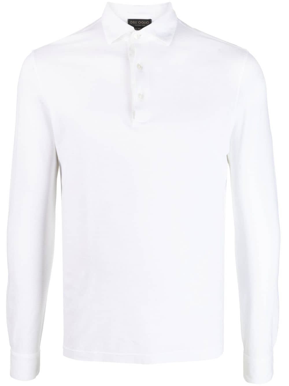 Dell'oglio long-sleeve cotton polo shirt