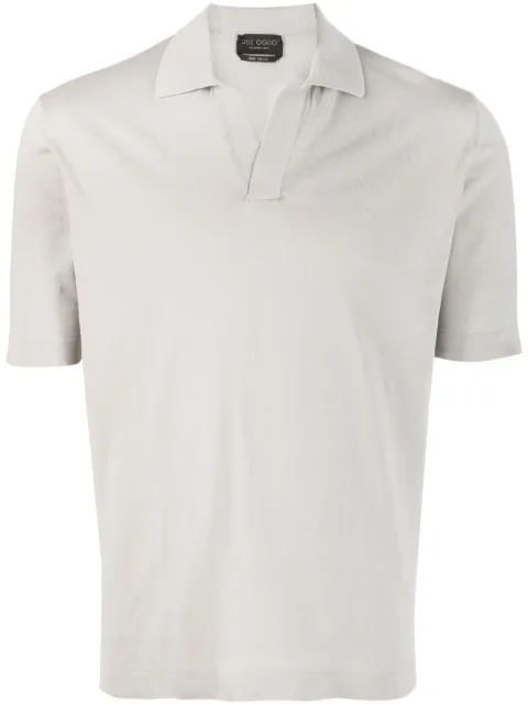 Dell'oglio open-placket cotton polo shirt