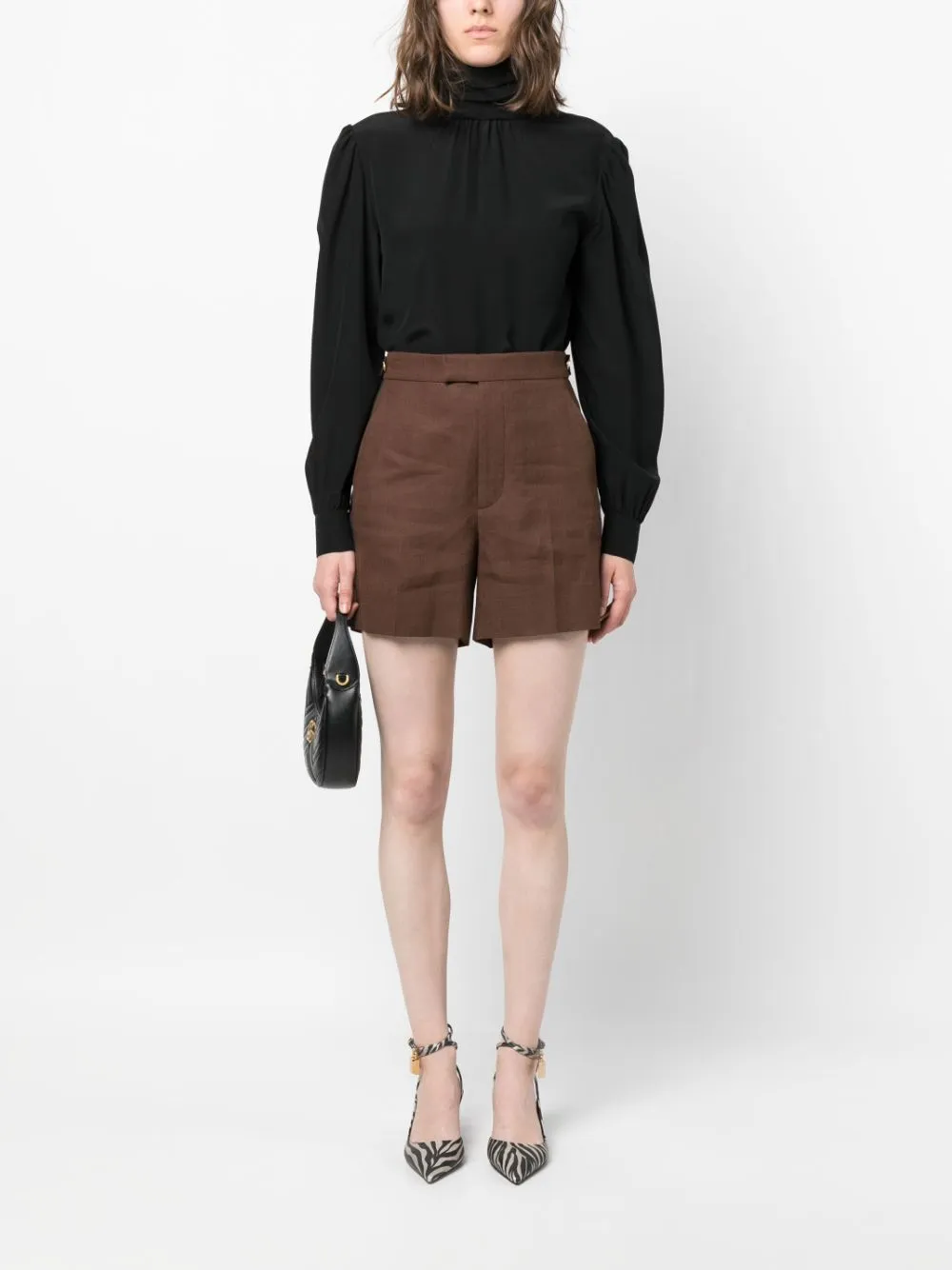Gucci Web-stripe tailored shorts | Tailored Shorts | Image 2