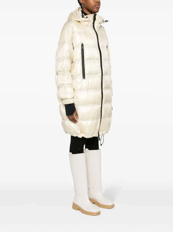 Moncler Grenoble Rochelairs Padded Parka Coat Neutrals FARFETCH IN