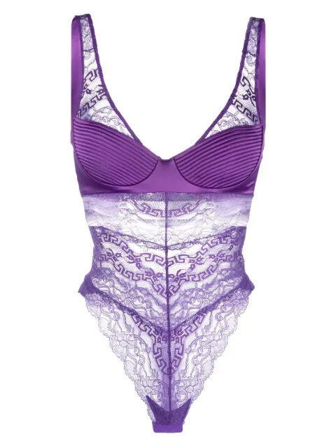 Versace lace-detail bodysuit