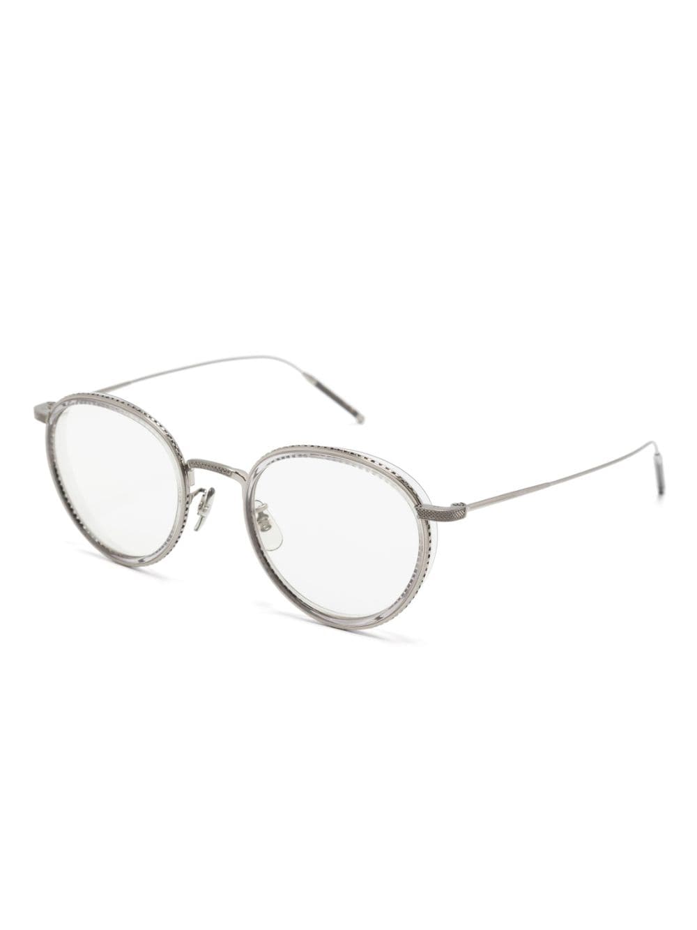 Oliver Peoples TK-8 round-frame glasses - Zilver