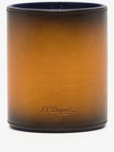 S.T. Dupont Atelier leather pen pot