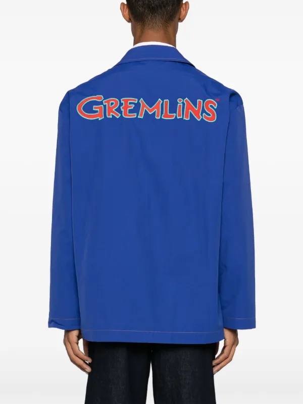 Gucci Gremlins パッチ ジャケット | ブルー | FARFETCH JP