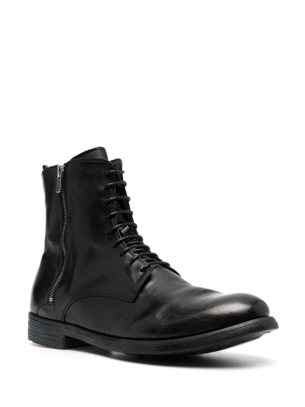 Shop Officine Creative Hive 053 Leather Ankle Boots In Black