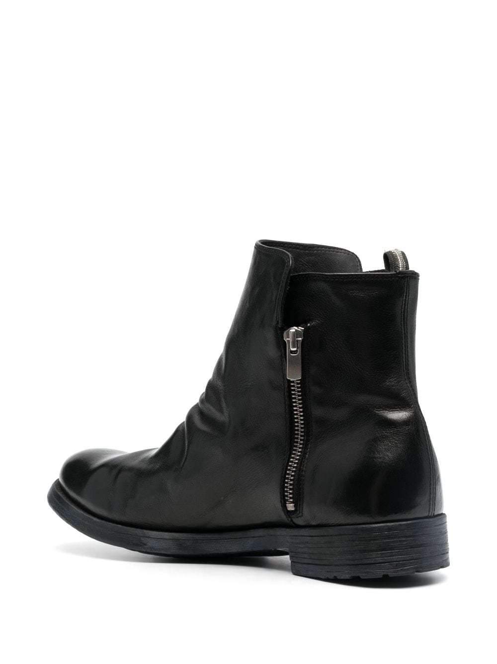 Shop Officine Creative Hive 054 Leather Ankle Boots In Black