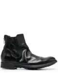 Officine Creative zip-up leather ankle boots - Black
