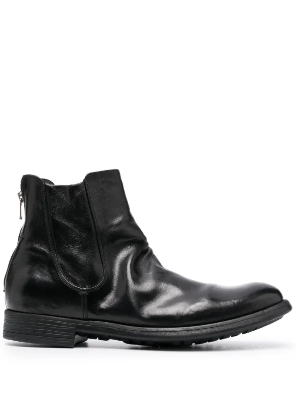 Officine Creative レザー アンクルブーツ | ブラック | FARFETCH JP