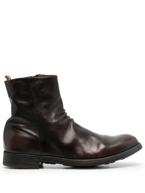 Officine Creative Chronicle 005 leather ankle boots