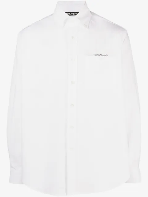 Palm Angels camisa con franja Sartorial