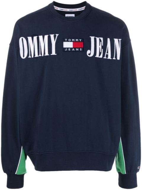 Tommy Jeans Sweater met logopatch