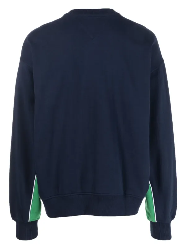 Tommy jeans 6.0 limited capsule crew hot sale neck sweatshirt with crest logo in navy